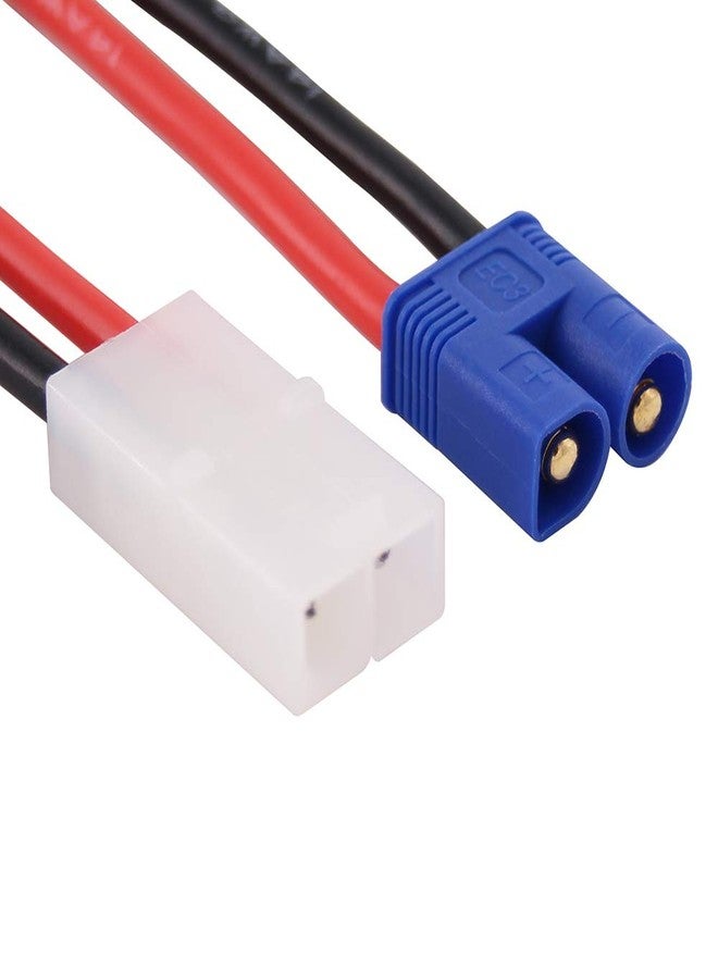 OliRC 4pcs compatible with Tamiya Female to EC3 Style Male Connector Adapter - 14awg 2in Wire(C24-4) - Image 4